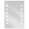 Mexen Ner miroir de salle de bain éclairé 50 x 70 cm, LED 6000K, anti-buée - 9809-050-070-611-00