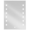 Mexen Ner miroir de salle de bain rétroéclairé 60 x 80 cm, LED 6000K, antibuée - 9809-060-080-611-00