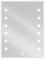 Mexen Ner miroir de salle de bain rétroéclairé 60 x 80 cm, LED 6000K, anti-buée - 9809-060-080-611-00