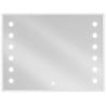 Mexen Ner miroir de salle de bain éclairé 80 x 60 cm, LED 6000K, antibuée - 9809-080-060-611-00