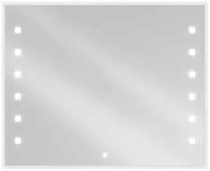Mexen Ner miroir de salle de bain éclairé 100 x 80 cm, LED 6000K, antibuée - 9809-100-080-611-00