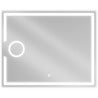 Mexen Onyx miroir de salle de bain éclairé avec miroir de courtoisie 100 x 80 cm, LED 6000K, anti-buée - 9813-100-080-611-00