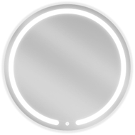 Mexen Rose miroir de salle de bain éclairé, rond 70 cm, LED 6000K, antibuée - 9810-070-070-611-00