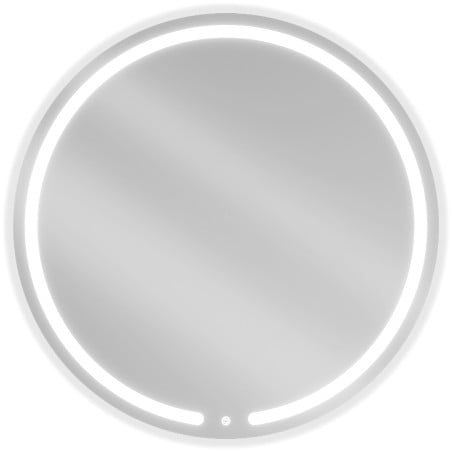 Mexen Rose miroir de salle de bain éclairé, rond 90 cm, LED 6000K, anti-buée - 9810-090-090-611-00