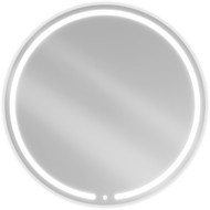 Mexen Rose miroir de salle de bain rétroéclairé, rond 100 cm, LED 6000K, anti-buée - 9810-100-100-611-00