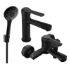 Mexen Sabre R74 ensemble de baignoire, noir - 72103R74-70