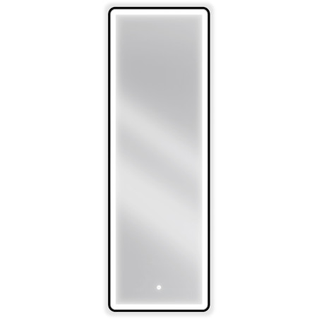 Mexen Coro miroir de salle de bains éclairé 50 x 150 cm, LED 6000K, anti-buée, cadre noir - 9817-050-150-611-70