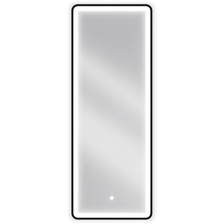 Mexen Coro miroir de salle de bains éclairé 45 x 120 cm, LED 6000K, antibuée, cadre noir - 9817-045-120-611-70