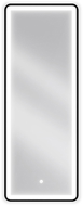 Mexen Coro miroir de salle de bains éclairé 45 x 120 cm, LED 6000K, antibuée, cadre noir - 9817-045-120-611-70