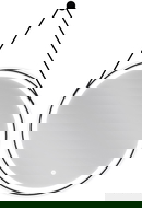 Mexen Reni miroir de salle de bain éclairé, rond 60 cm, LED 6000K, antibuée, cadre noir - 9812-060-060-611-70