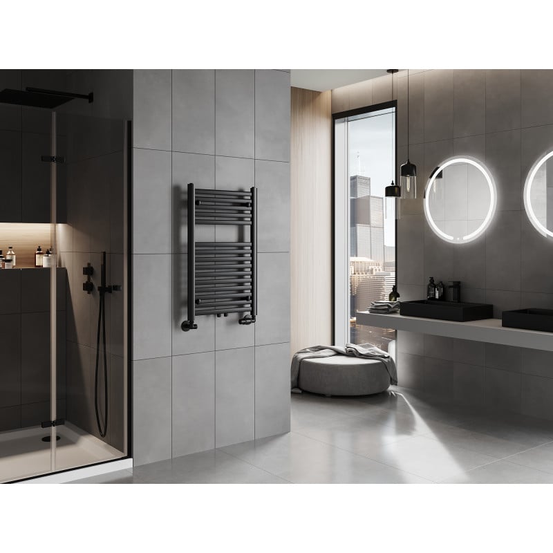 Mexen Hades radiateur de salle de bain 800 x 500 mm, 386 W, noir - W104-0800-500-00-70