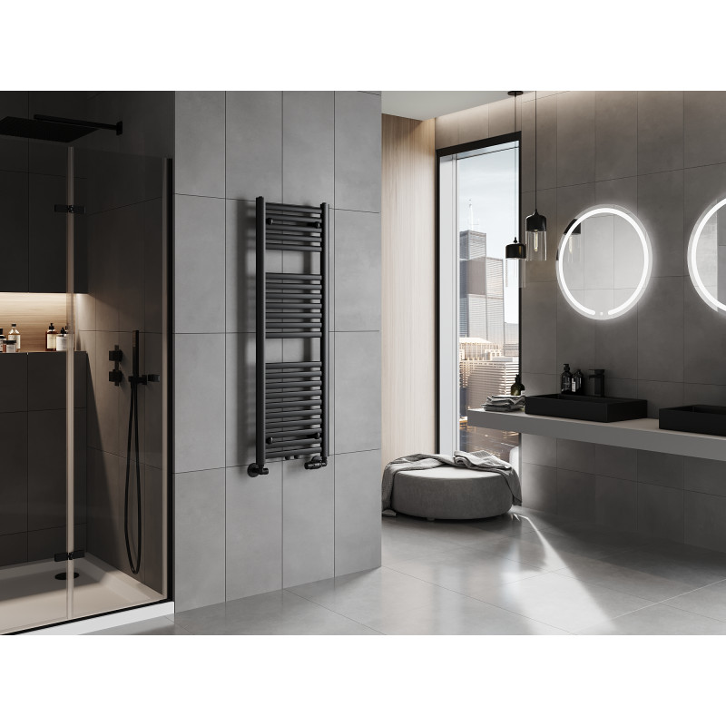 Mexen Hades radiateur de salle de bains 1200 x 400 mm, 472 W, noir - W104-1200-400-00-70