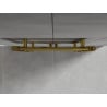 Mexen Hades radiateur de salle de bain 1200 x 500 mm, 450 W, doré - W104-1200-500-00-50