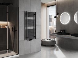 Mexen Hades radiateur de salle de bain 1200 x 500 mm, 570 W, noir - W104-1200-500-00-70
