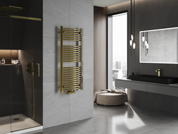 Mexen Ares radiateur de salle de bains 1200 x 500 mm, 420 W, doré - W102-1200-500-00-50