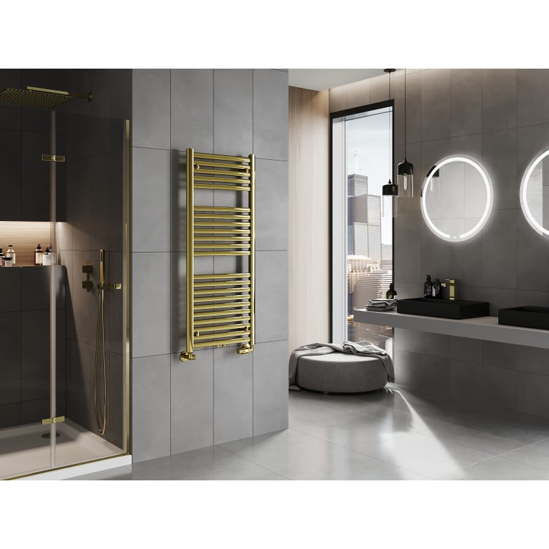 Mexen Hades radiateur de salle de bain 1200 x 500 mm, 450 W, doré - W104-1200-500-00-50