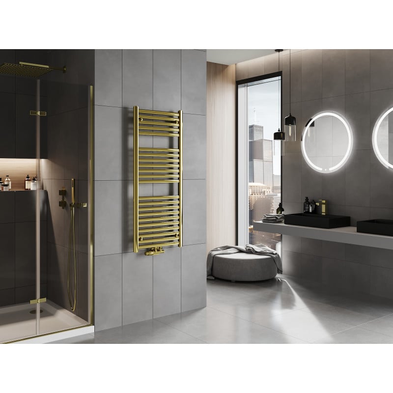 Mexen Hades radiateur de salle de bain 1200 x 500 mm, 450 W, doré - W104-1200-500-00-50