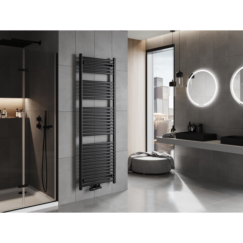 Mexen Hades radiateur de salle de bains 1800 x 600 mm, 1000 W, noir - W104-1800-600-00-70