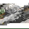 Mexen Mario évier granit double 2 cuves avec robinet de cuisine Aster, gris - 6504-71-73450-70-B