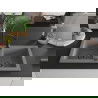 Mexen Mario évier granit double 2 cuves avec robinet de cuisine Aster, gris - 6504-71-73450-70-B