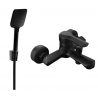 Mexen Sabre R62 robinet de baignoire avec ensemble de douche, noir - 7213R62-70