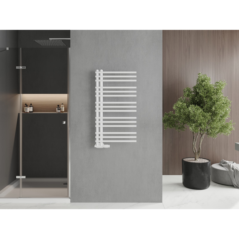 Mexen Neptun radiateur de salle de bains décoratif 900 x 500 mm, 369 W, blanc - W101-0900-500-00-20