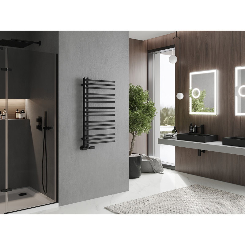 Mexen Neptun radiateur de salle de bains décoratif 900 x 500 mm, 369 W, noir - W101-0900-500-00-70