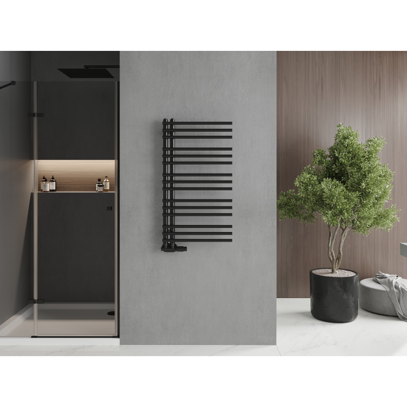 Mexen Neptun radiateur de salle de bains décoratif 900 x 500 mm, 369 W, noir - W101-0900-500-00-70