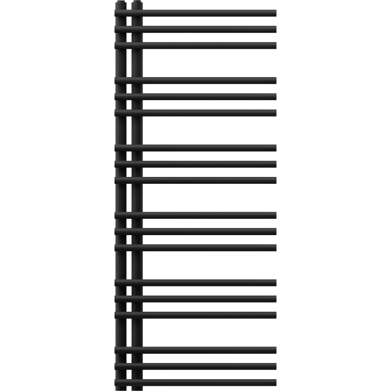 Mexen Neptun radiateur de salle de bain décoratif 1200 x 500 mm, 456 W, noir - W101-1200-500-00-70