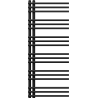 Mexen Neptun radiateur de salle de bain décoratif 1200 x 500 mm, 456 W, noir - W101-1200-500-00-70