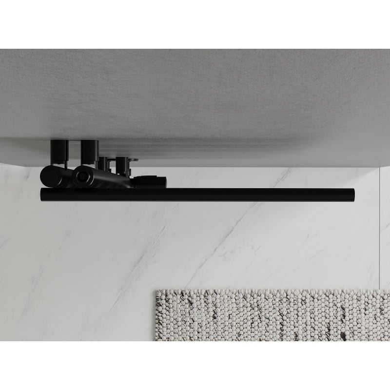 Mexen Neptun radiateur décoratif de salle de bain 1400 x 500 mm, 532 W, noir - W101-1400-500-00-70