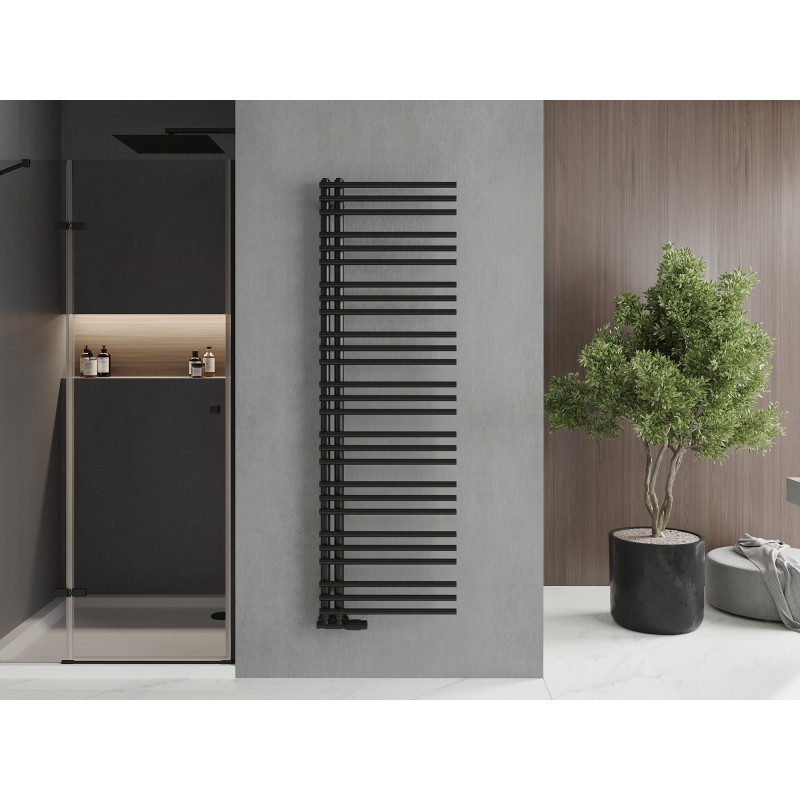 Mexen Neptun radiateur de salle de bains décoratif 1600 x 500 mm, 662 W, noir - W101-1600-500-00-70
