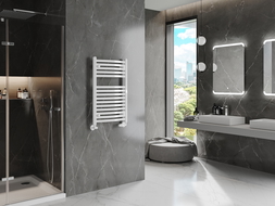 Radiateur de salle de bains Mexen Helios 800 x 500 mm, 381 W, blanc - W103-0800-500-00-20