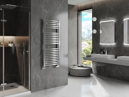 Mexen Helios radiateur salle de bain 1200 x 500 mm, 448 W, chrome - W103-1200-500-00-01