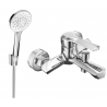 Batterie de baignoire Mexen Sabre R74 avec ensemble de douche, chrome - 7213R74-00