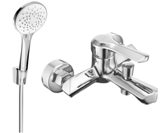 Batterie de baignoire Mexen Sabre R74 avec ensemble de douche, chrome - 7213R74-00