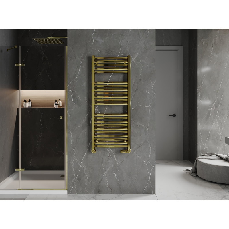 Mexen Helios radiateur de salle de bain 1200 x 500 mm, 448 W, doré - W103-1200-500-00-50