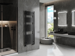 Mexen Helios radiateur de salle de bain 1500 x 500 mm, 676 W, noir - W103-1500-500-00-70