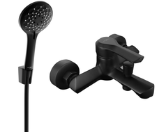 Mexen Sabre R74 robinet de baignoire avec ensemble de douche, noir - 7213R74-70