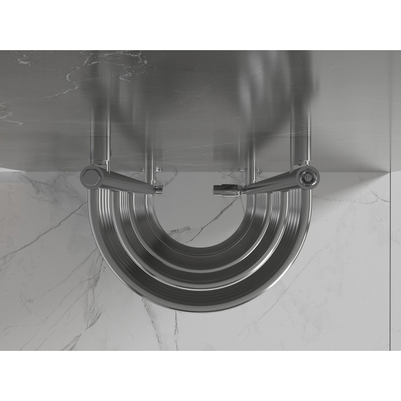 Mexen Eros radiateur de salle de bain 1200 x 318 mm, 332 W, chrome - W112-1200-318-00-01