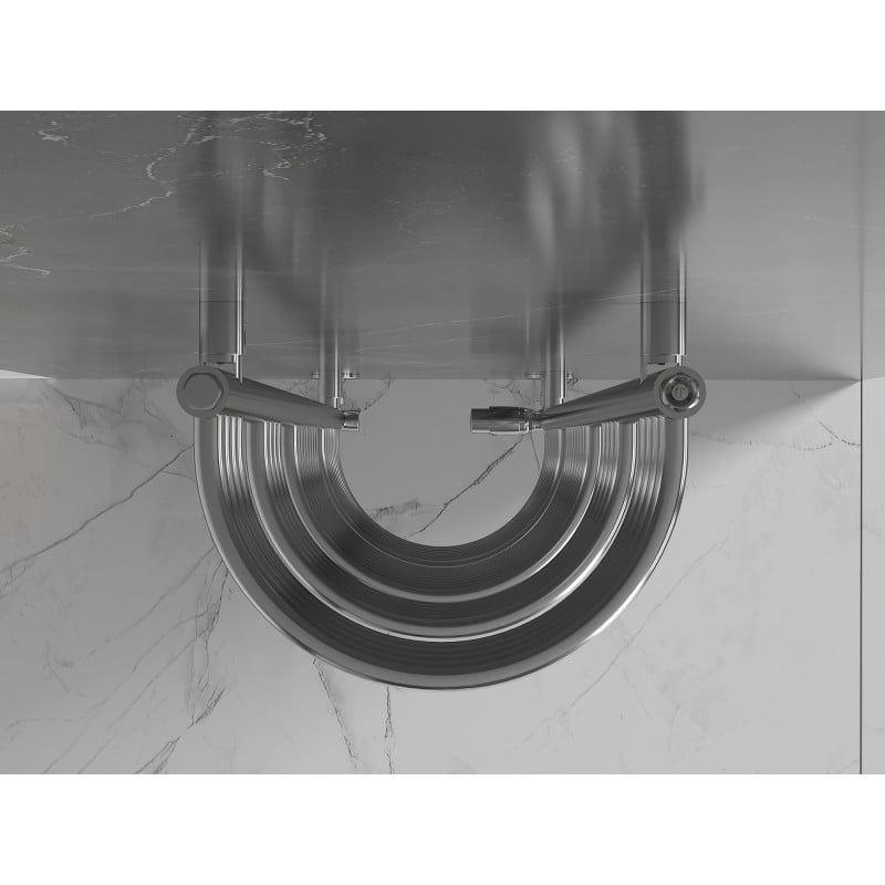 Mexen Eros radiateur de salle de bains 1200 x 318 mm, 332 W, chrome - W112-1200-318-00-01