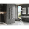 Mexen Eros radiateur de salle de bain 1200 x 318 mm, 332 W, chrome - W112-1200-318-00-01