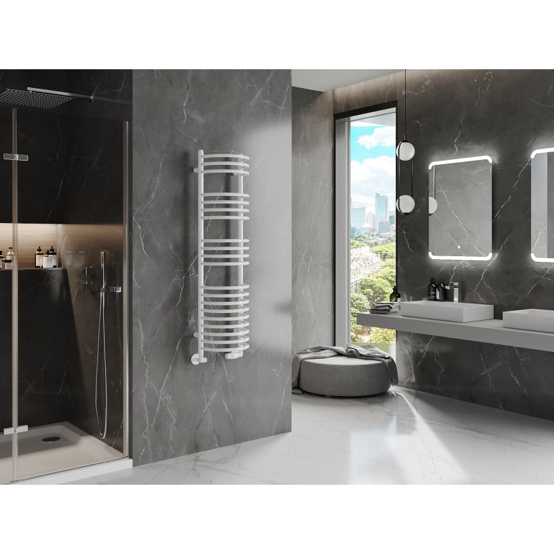 Mexen Eros radiateur de salle de bains 1200 x 318 mm, 421 W, blanc - W112-1200-318-00-20