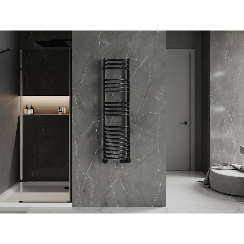 Mexen Eros radiateur de salle de bains 1200 x 318 mm, 421 W, noir - W112-1200-318-00-70