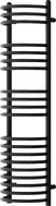 Mexen Eros radiateur de salle de bains 1200 x 318 mm, 421 W, noir - W112-1200-318-00-70