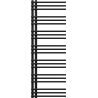 Mexen Neptun radiateur de salle de bain 1400 x 500 mm, 532 W, noir - W101-1400-500-00-70
