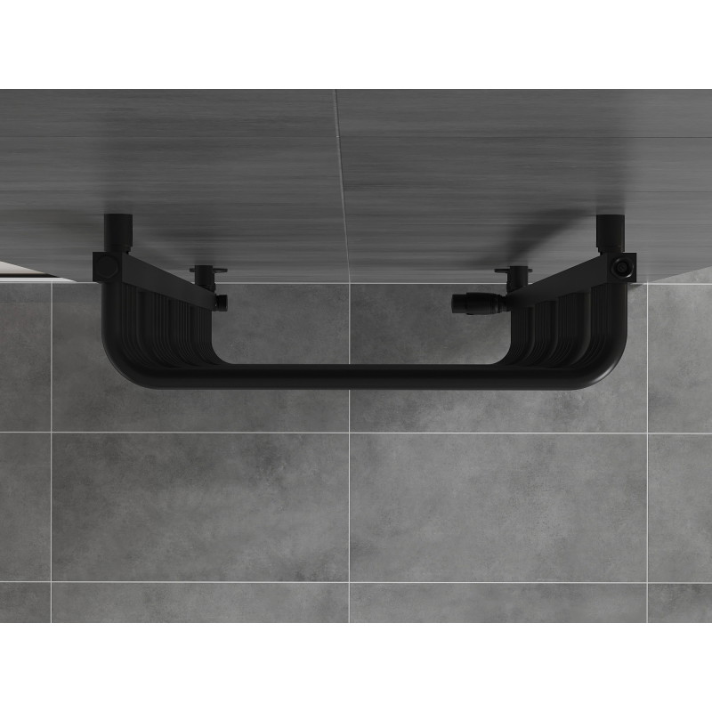 Mexen Apollo radiateur de salle de bain 660 x 550 mm, 386 W, noir - W117-0660-550-00-70