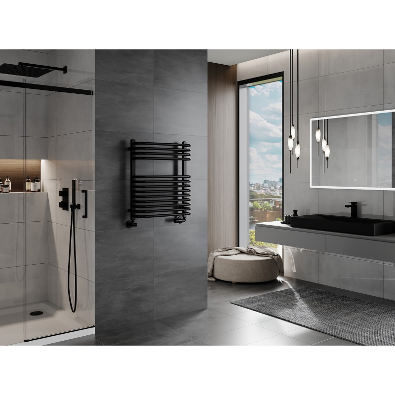 Mexen Apollo radiateur de salle de bain 660 x 550 mm, 386 W, noir - W117-0660-550-00-70