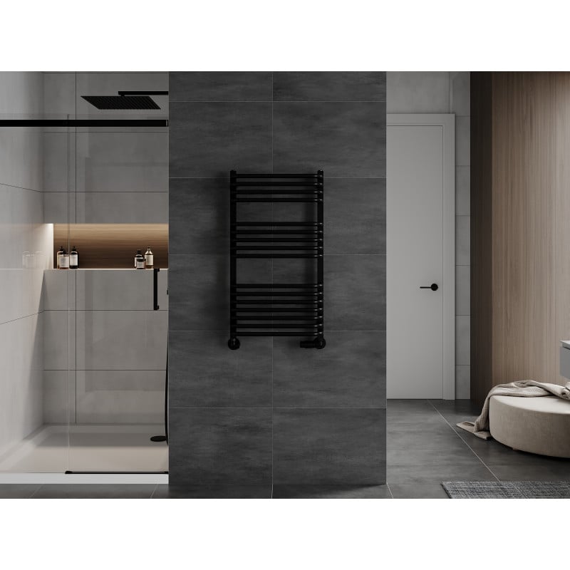 Mexen Apollo radiateur de salle de bain 860 x 450 mm, 424 W, noir - W117-0860-450-00-70