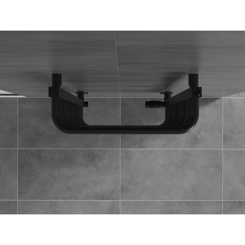 Mexen Apollo radiateur de salle de bain 1210 x 450 mm, 566 W, noir - W117-1210-450-00-70